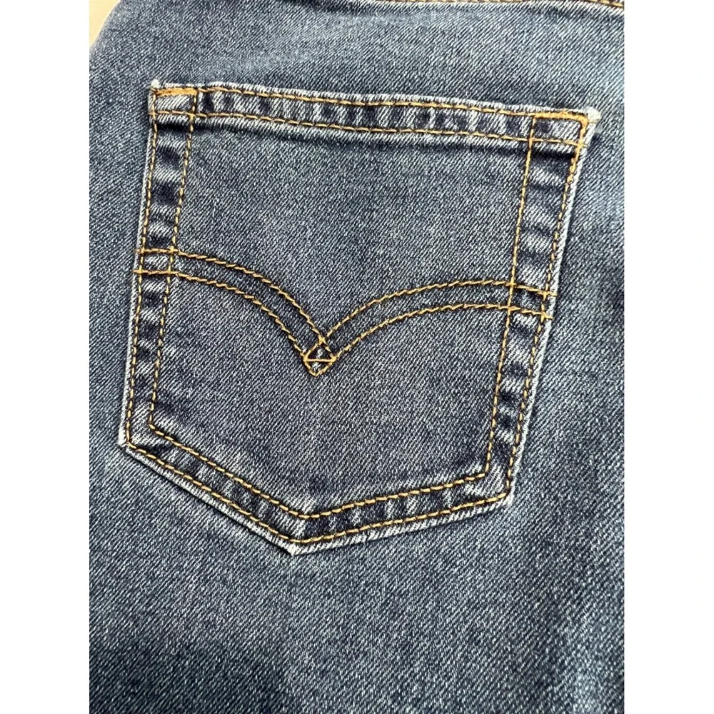 Levis 514 Boys‎ Straight Leg Performance Jeans Medium Wash Blue Size 8 Reg D22